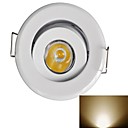 ultra-mince ronde 1s 100lm 3500k lumiere LED blanc chaud ac plafonnier 85 ~ 265V