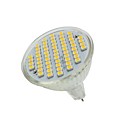 MR16 3.5W 160lm 60x3528smd 2700-3200k lumiere blanche ampoule conduit spot chaud  DC12V 