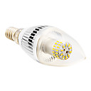 E14 4w 50xsmd 3014 280lm 2500-3500k lumiere LED blanc chaud  110-240 V ac  de bulbes de bougie