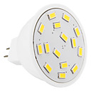 GU5.3 3W 210lm 15xsmd 5730 2500-3500k lumiere LED blanc chaud spots ivoire coquille  ac 12v 