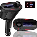 Car Kit MP3 Player FM Transmitter LCD Backlight Display Remote Control USB SD MMC Slot