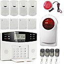 LCD Display 99 Zones GSM Wireless Alarm System GS-G110E