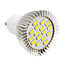 GU10 4W 16xsmd 5730 280lm 5500-6500k lumiere blanche froide a conduit spots coque ivoire  ca 110  220V 