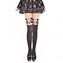 panda souriant mignon noir sweet lolita bas collants