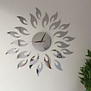 stickers muraux horloge stickers muraux mode fleur miroir acrylique de soleil stickers muraux