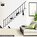 motif de Kitty escaliers stickers muraux decoratifs autocollants muraux