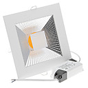 10w 1xcob 950-1050lm 3000-3500K lumiere LED blanc chaud lumieres squre de plafond  ca 85-265 