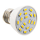 E27 4w 18xsmd 5730 280lm 2500-3500k lumiere LED blanc chaud ampoules bougies avec coque en PVC  ca 110  220V 