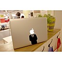 SkinAT mignon tablette amovible bricolage drole mr gentleman et un autocollant dordinateur portable pour vous et MacBook Air comprime 135  205mm