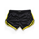 Hombre Deportivo Activo Deporte Casual Deportes Delgado Shorts Pantalones - Bloques Un Color Verano Blanco Negro Amarillo M / L / XL