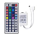 controlador de led 44 teclas led ir rgb controler controlador de luces led controlador remoto dimmer dc12v 6a para rgb 3528 5050 tira led