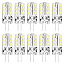 10pcs 3 W Luces LED de Doble Pin 3000 lm G4 T 24 Cuentas LED SMD 2835 Nuevo diseño Blanco Cálido Blanco 12 V