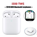 Original i500 tws auriculares inalámbricos verdaderos bluetooth 5.0 compatible con ventana emergente de carga inalámbrica qi con ios emparejamiento automático mini control táctil auriculares auricular