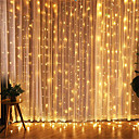 3  3 m Cuerdas de Luces 300 LED 1pc Blanco Cálido Blanco Azul Impermeable Decorativa Decoración de la boda de Navidad 220-240 V 110-120 V