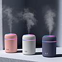 Humidificador portátil de 300 ml usb taza de deslumbramiento ultrasónico difusor de aroma fabricante de niebla fría humidificador de aire purificador con luz romántica