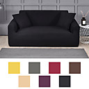 Funda para sofá Funda para sofá Protector para muebles Color sólido Funda elástica suave para sofá Funda súper elástica para sillón / loveseat / Tres plazas / Cuatro plazas / Sofá en forma de l fácil