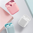 imosi i12 tws macaron auriculares inalámbricos verdaderos ventana emergente sonido estéreo 3d manos libres control táctil bluetooth 5.0 auriculares para todos los teléfonos inteligentes