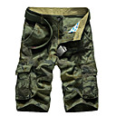 Hombre Básico Diario Corte Ancho Shorts Pantalones tipo cargo Pantalones - Color Camuflaje Verano Verde Ejército Caqui US32 / UK32 / EU40 / US36 / UK36 / EU44 / US38 / UK38 / EU46