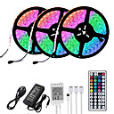 LOENDE 3x5M Tiras LED Flexibles Sets de Luces 900 LED 2835 SMD 8mm 1 juego RGB Navidad Año Nuevo Creativo Cortable Decorativa 12 V / Auto-Adhesivas