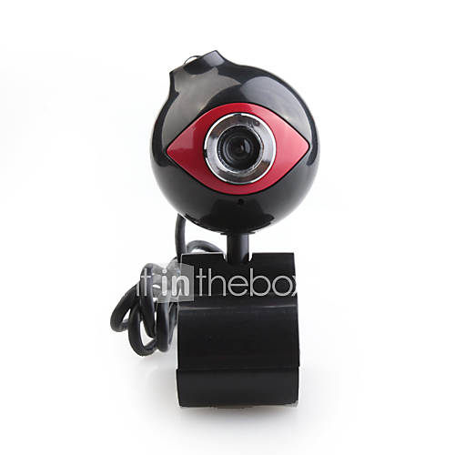 8,0 méga pixels webcam usb caméra Web pour ordinateur portable de PC / ordinateur portable - noir