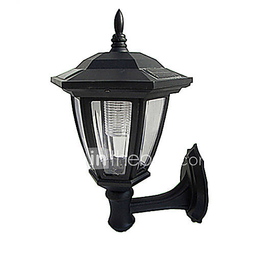 güneş enerjili LED duvar lambası siyah gölge 197486 2016 55.99