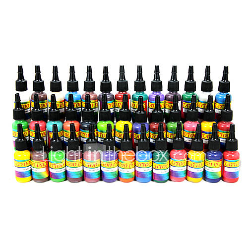 39 Color Tattoo Ink Set 39*15ml 217636 2016 55.99