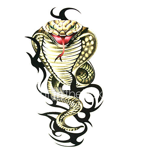Snake 5 pièces étanches tatouage temporaire (6m  6cm)