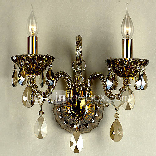 Crystal Candle Wall Lights , Modern/Contemporary E12/E14 Metal 244105