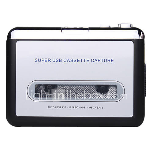 Ezcap USB Cassette Capture, Convert Tapes and Cassette to MP3, Portable