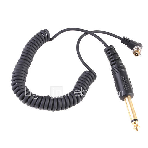 6.35mm to Male FLASH PC Sync Cable Cord with Screw Lock 1m 291137 2016