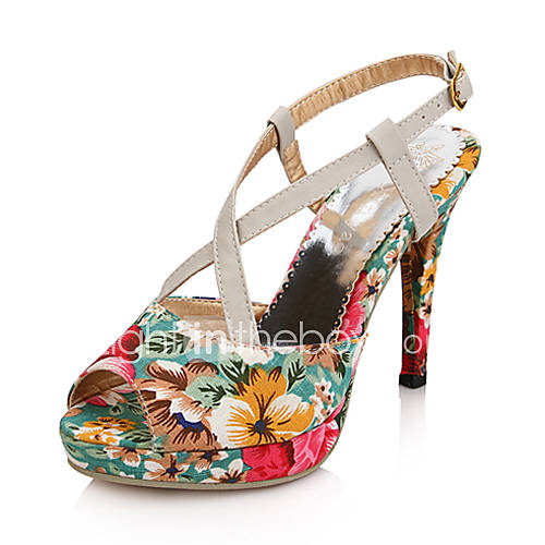 fabric evening shoes