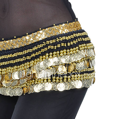 Belly Dance Belt Women's Training Polyester Beading / Coins 1 Piece Hip