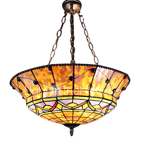 3 Light Tiffany Pendent Lights With Glass Shade 372496 2016 – $209.99