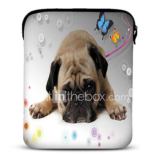 Hello Puppy Neoprene Tablet Sleeve Case for 10 Samsung Galaxy Tab2, iPad, Motorola Xoom