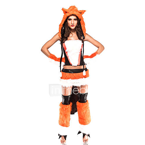 Sexy Adult Ladies Fox Foxy Halloween Costume6 Pieces 407492 2017 6999 