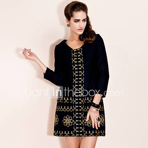 TS Embroidery Bodycon Dress 378072 2016 79.99