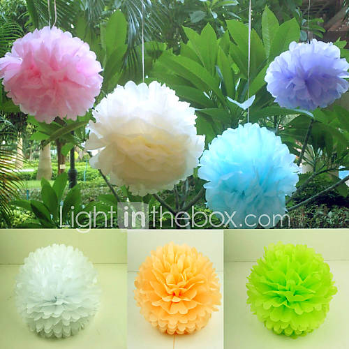 Paper Flower Decorations Set of 4 (More Colors,More Sizes) 410038