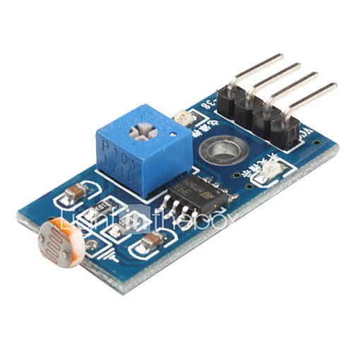 Image de 6495 Module Capteur de lumiÃ¨re par photorÃ©sistance pour voiture Smart (Noir & Bleu)