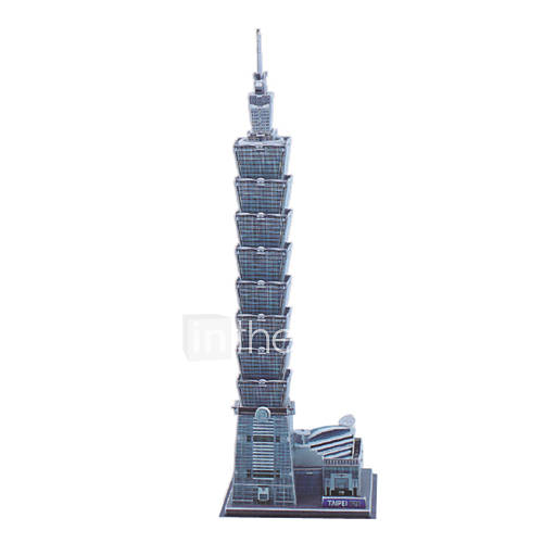 DIY papier 3D Puzzle Taipei 101 Bâtiment (71pcs, No.2802-C)