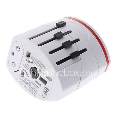 Image de Adaptateur International avec 2 Ports USB