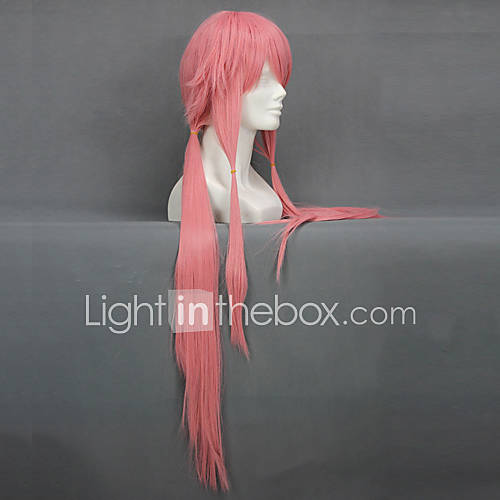 Cosplay Wigs The Future Diary Gasai Yuno Pink Long / Straight Anime ...