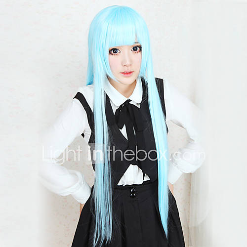 Cosplay Wigs Cosplay Kuroko Tetsuya Blue Long Anime Cosplay Wigs 100 Cm