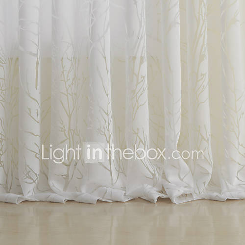 Classic Tree Sheer Curtain (Two Panels) USD 59.99