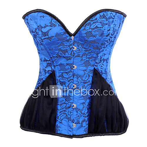 Satin Strapless Front Busk Closure Corsets Shapewear 513608 2016 39.99