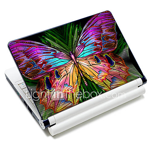 Colorful Butterfly Pattern Laptop Notebook Cover Protective Skin Sticker For 10/15 Laptop 18342