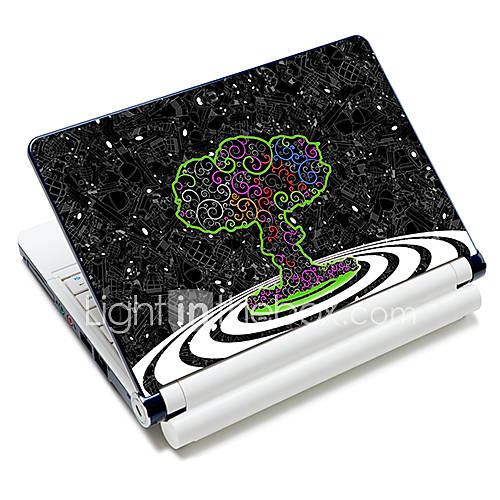 Cartoon Tree Pattern Laptop Notebook Cover Protective Skin Sticker For 10/15 Laptop 18657