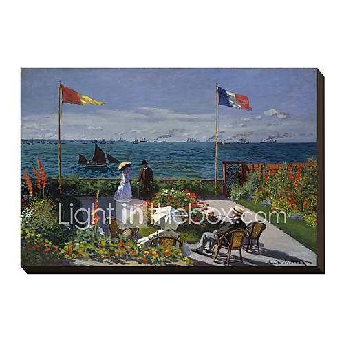 La Terrasse à SainteAdresse, 1867 par Claude célèbre toiles