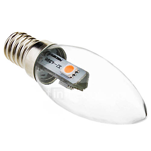 Image de 0.5W E14 Ampoules Bougies LED C35 3 SMD 5050 15-30 lm Blanc Chaud 2800K K DÃ©corative AC 100-240 V