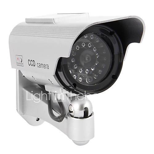 CCTV solaire Surveillance Faux Dummy caméra CCD
