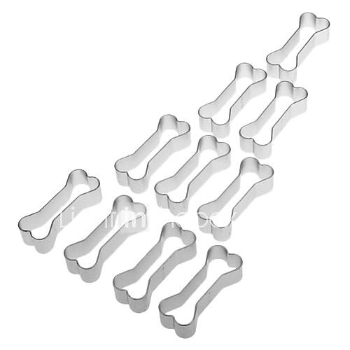 Dog Bone Shaped Cake Biscuit Cookie Cutter (10pcs) 700577 2016 3.99